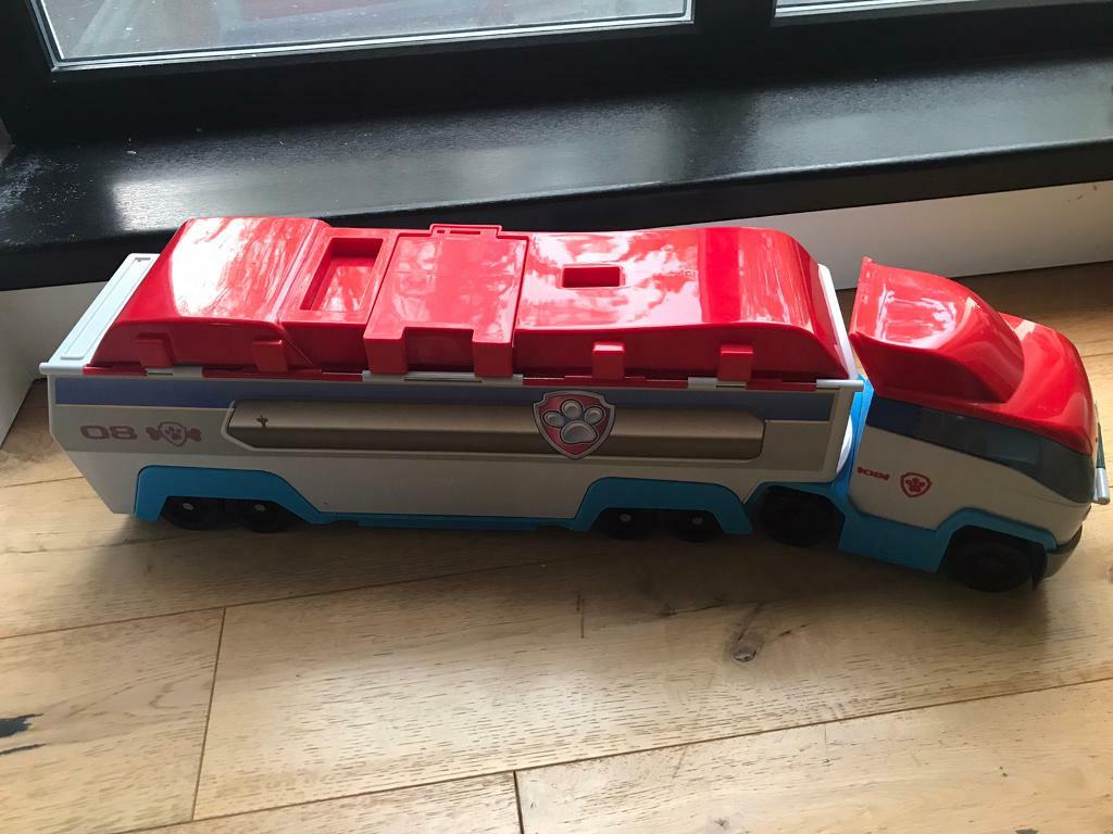 paw patrol car transporter